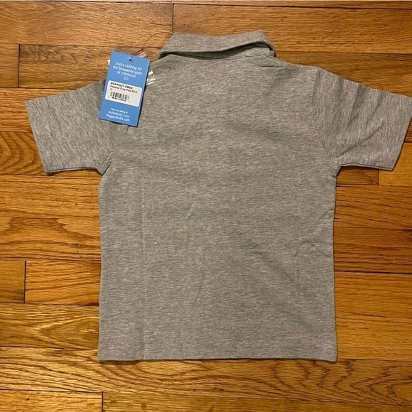 🆕 Rugged Butts | Light Gray Polo | Boy 3T - Picture 4 of 4